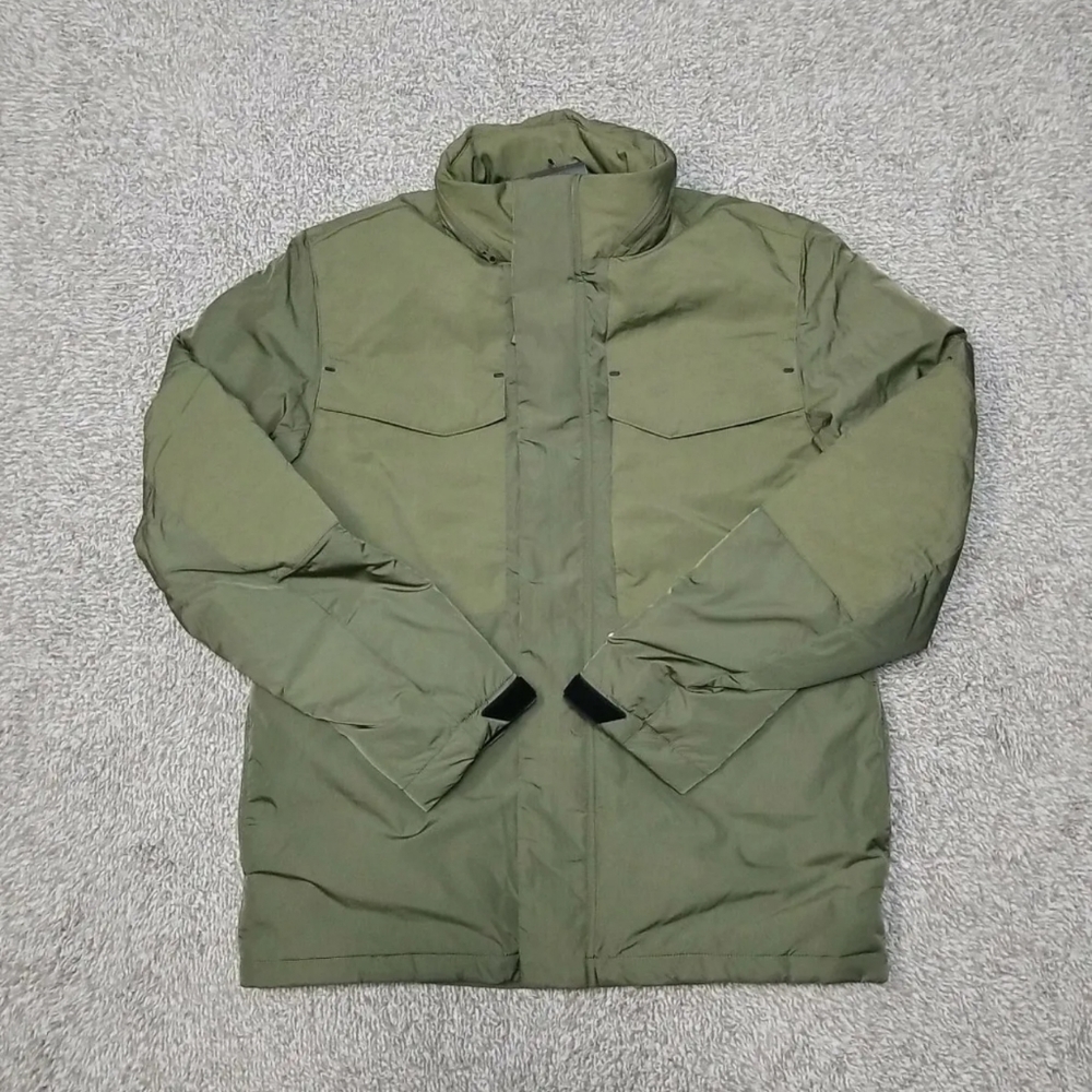 Nike Size Small Men NSW Repel M65 Tech Pack Thermore Synthetic-Fill Army Jacket